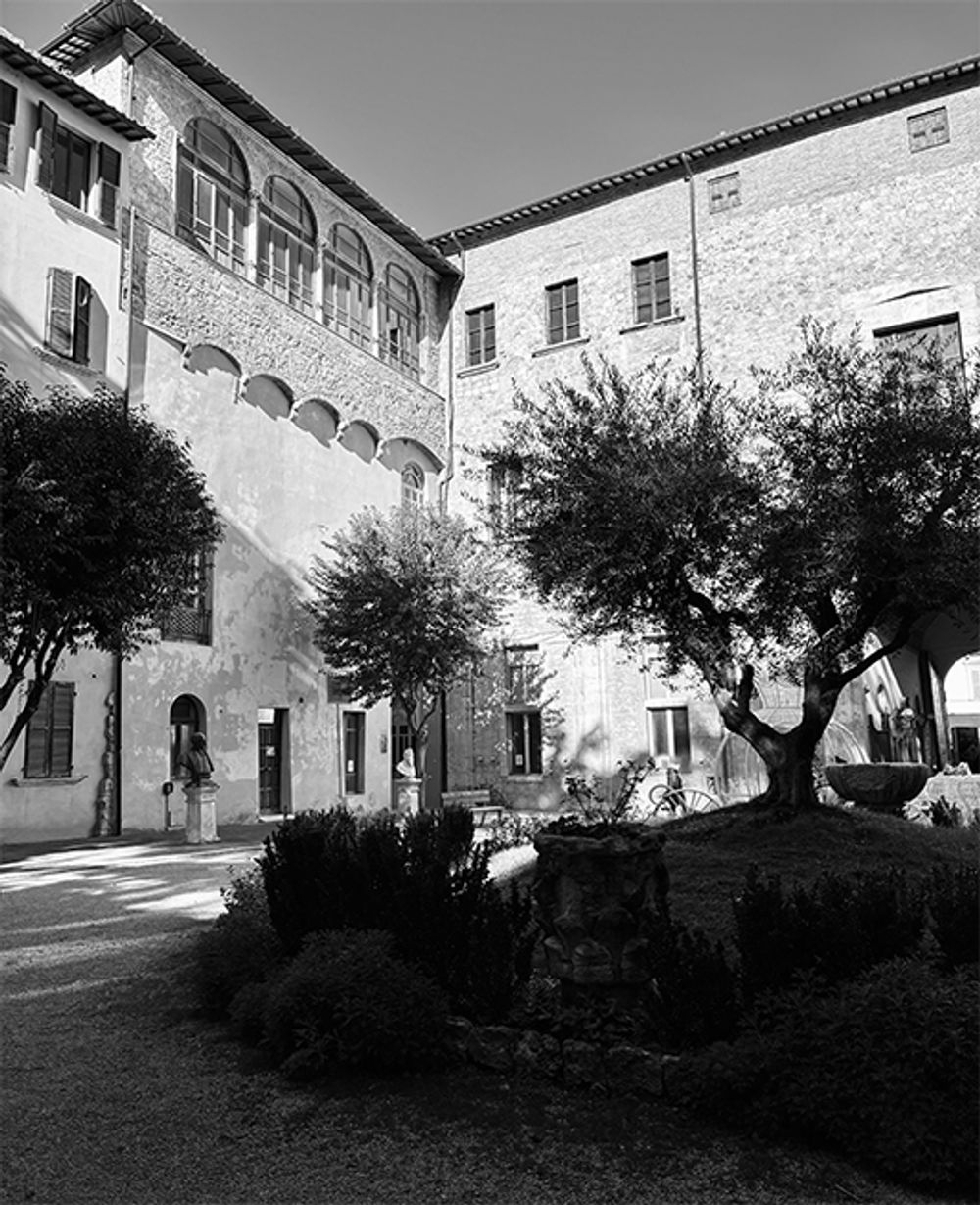 Elegant Italian building.