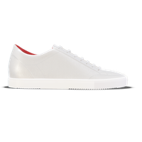Altidona [W] in white pebble grained calf