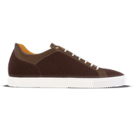 Ponzano [W4] in chocolate pebble grained calf & chocolate suede