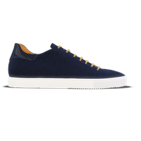 Fermo [W9] in midnight blue suede & navy blue patent calf