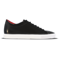 Porto [M7] in black smooth Baltimora calf & black alligator effect calf