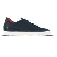 Fermo [M7] in midnight blue smooth Baltimora calf & navy blue crocodile effect calf