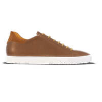 Fermo [M8] in caramel pebble grained calf & camel suede