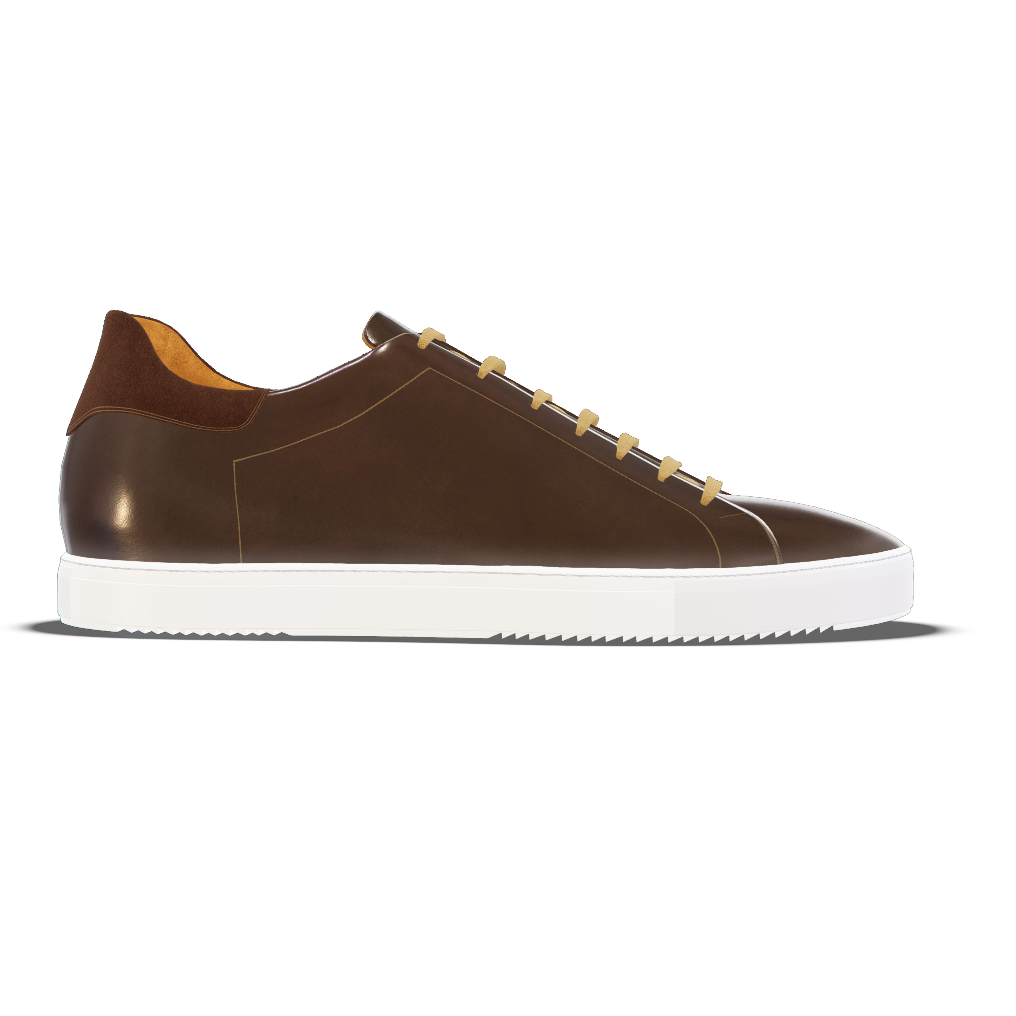 Loreto [M4] in chocolate smooth Baltimora calf & walnut suede