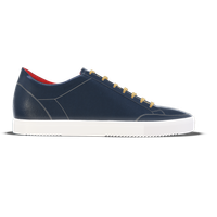 Altidona [M3] in navy blue pebble grained calf