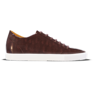 Altidona [M4] in honey burnished calf with chocolate suede detailing