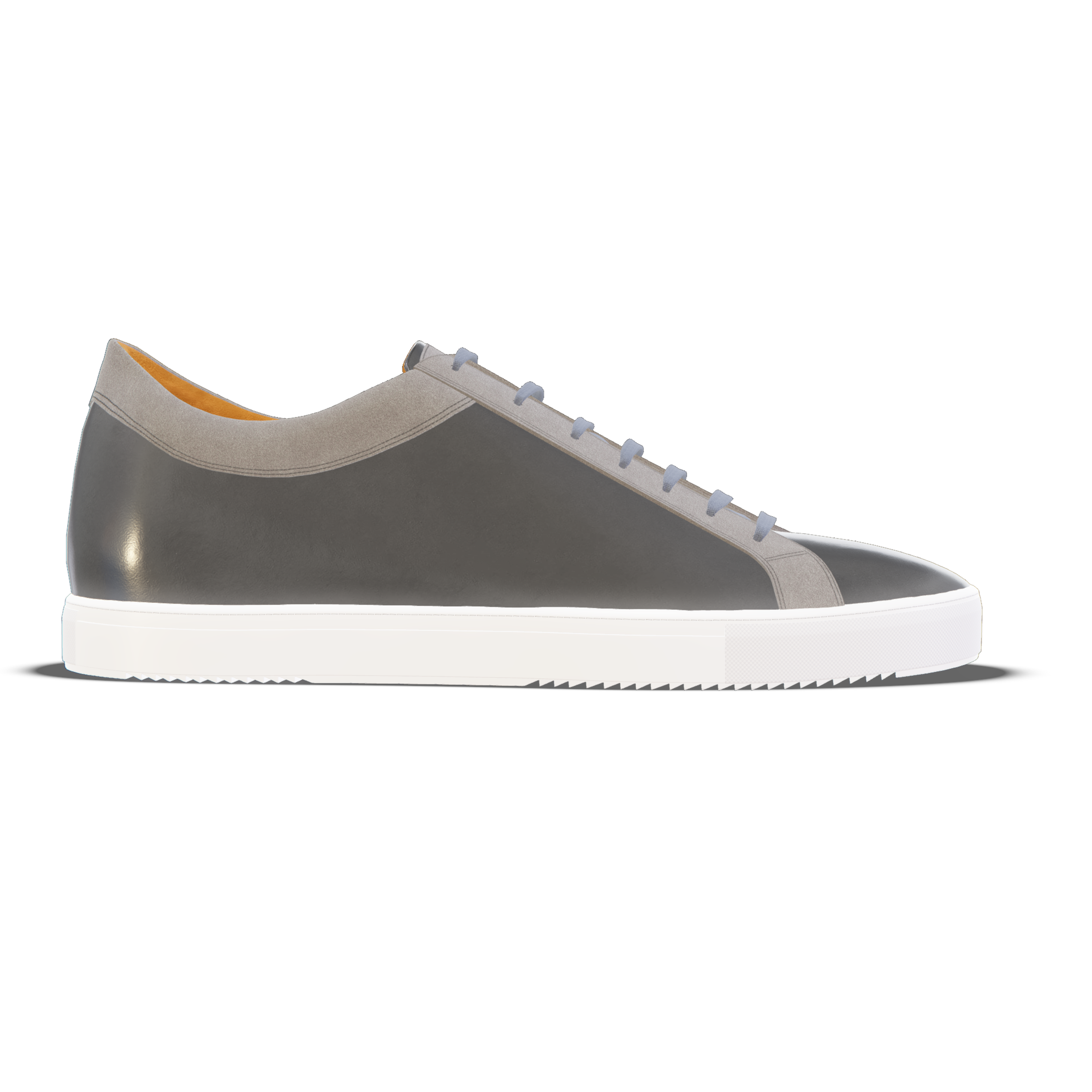 Porto [M4] in grey suede & graphite smooth Baltimora calf