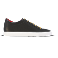 Porto [M5] in black pebble grained calf & black alligator effect calf