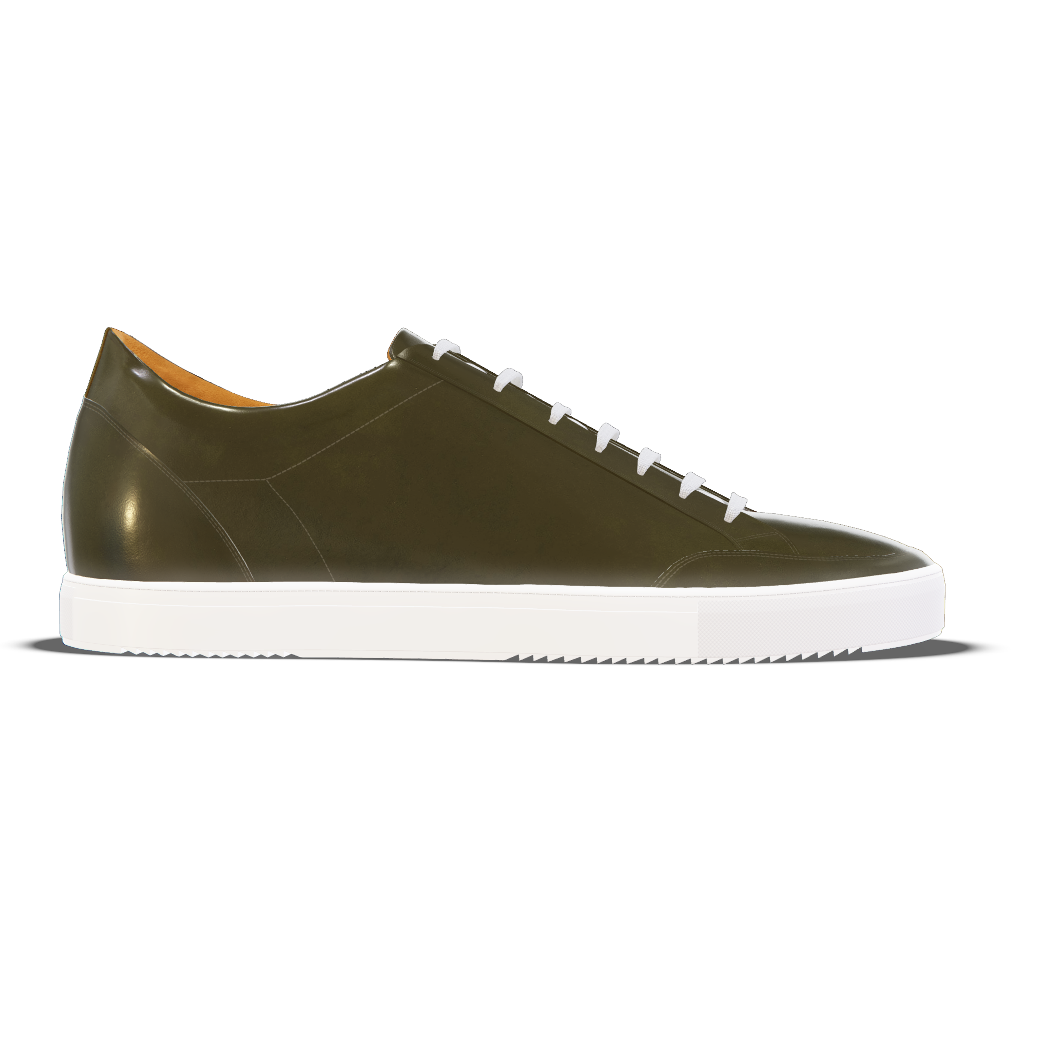 Altidona [M6] in deep olive smooth Baltimora calf with olive suede detailing