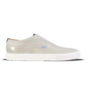 Morrovalle [M5] in pearl grey smooth Baltimora calf & midnight blue pebble grained calf