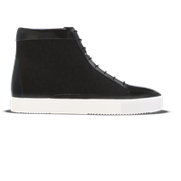 Montecosaro [M] High-top in black smooth Baltimora calf & black suede