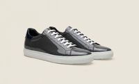 Loreto [M1] in graphite & navy blue patent calf
