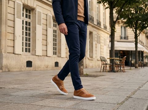 Macerata [M4] in camel smooth Baltimora calf & camel suede