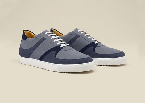 Macerata [M9] in Royal Airforce blue, Navy blue & midnight blue suede