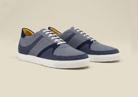 Macerata [M9] in Royal Airforce blue, Navy blue & midnight blue suede