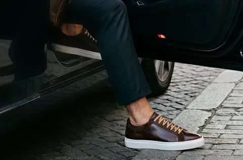 Porto [M2] in walnut suede & walnut smooth Baltimora calf