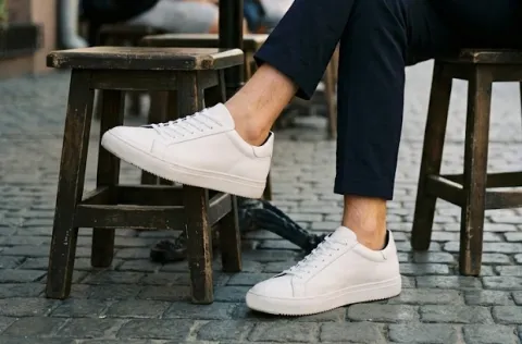Fermo [M] in white pebble grained calf