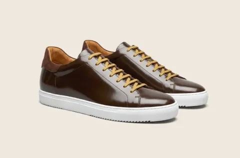 Loreto [M4] in chocolate smooth Baltimora calf & walnut suede